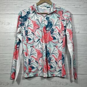 Lady Hagen womens activewear golf suncover size small floral colorful outdoor